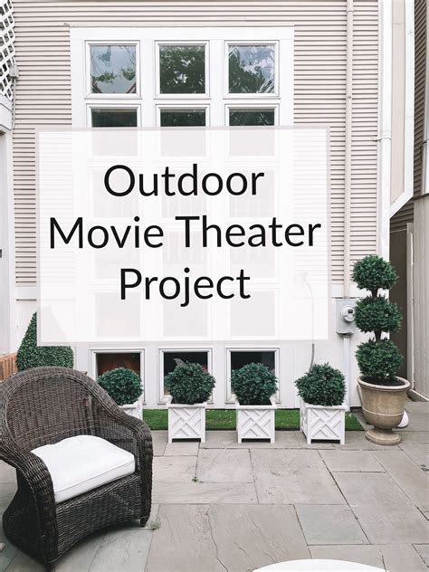 Mitch's Outdoor Movie Theater Project | Kelly in the City