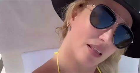 Britney Spears Strips To Skimpy Yellow Bikini After Bizarre Marriage
