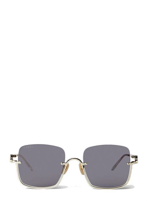 Gucci Gg1279s Square Sunglasses In Gold Gucci