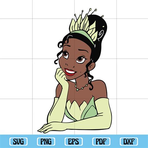 Tiana Princess And The Frog Svg Disney Princess Svg Png D Nbkomputer