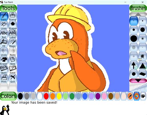 tux paint art gallery club penguin art  wub