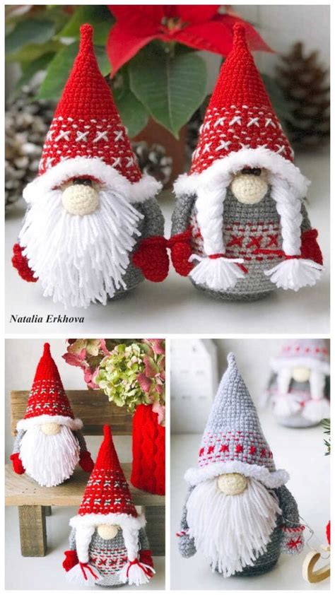 Amigurumi Gnome Crochet Free Pattern In 2023 Christmas Crochet