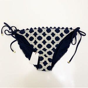 Ted Baker London Swim Ted Baker London Floral Blue Bikini Bottom Sz Poshmark
