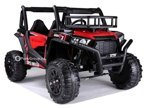 Детский электромобиль BUGGY JS360 двухместный с резиновыми колесами и ...
