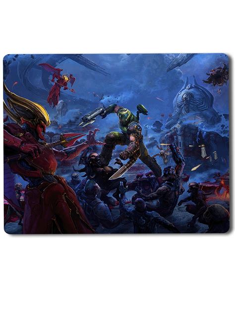 Геймерский коврик Doom (doom eternal, дум, игра, ад, демоны, культовое ...