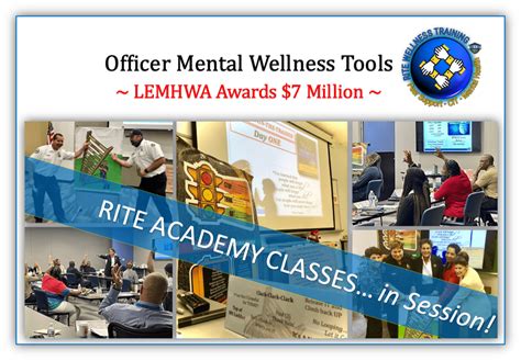 Officer Mental Wellness Training And Tools For Lemhwa Awarded Agencies