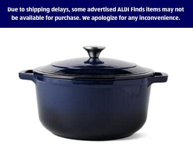 Crofton Cast Iron 6 Quart Dutch Oven Aldi USA Specials Archive