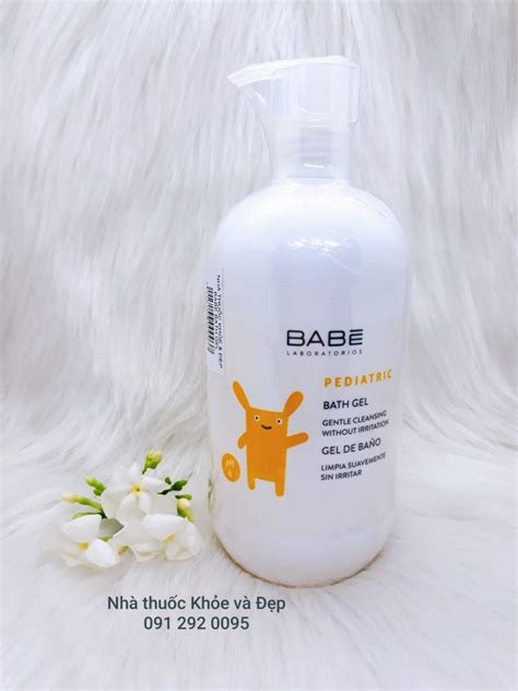 BABE PEDIATRIC BATH GEL Sữa tắm dịu nhẹ cho da nhạy cảm của trẻ và