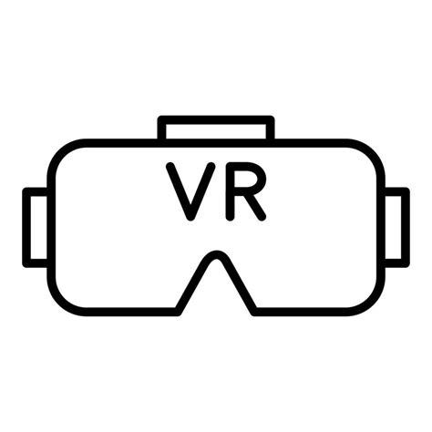 Vr Headset Icon Style 20788462 Vector Art At Vecteezy