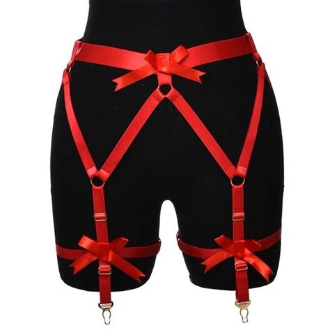 Porte jarretelle taille haute pour femme N P HONGSE Bas élastiques Lingerie sexy Blanc