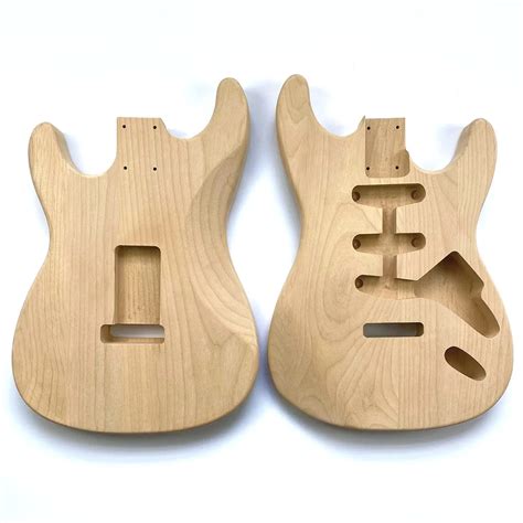 Custom Guitar Body Alder Unfinished St Electric Guitar Body For Diy