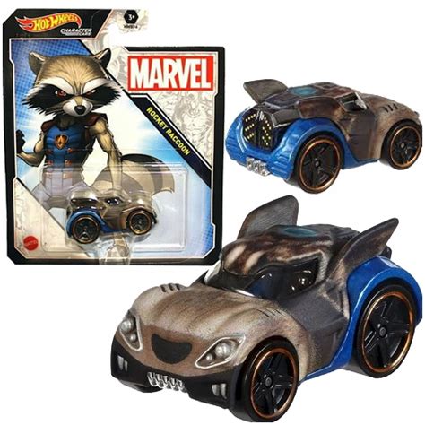 Hot Wheels Marvel Rocket Raccoon Auto Samochodzik Metalowy Mattel Cena Opinie
