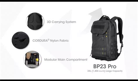 Nitecore BP23 Pro Nylon Multipurpose Backpack | Nitecore.co.uk