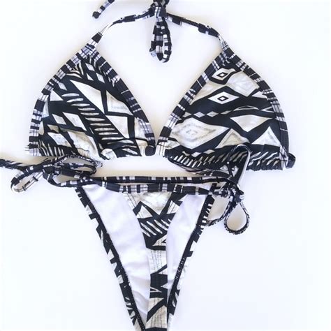 Analu Boutique Swim Nwt Colombian Sexy Thong Two Piece Bikini Set Poshmark