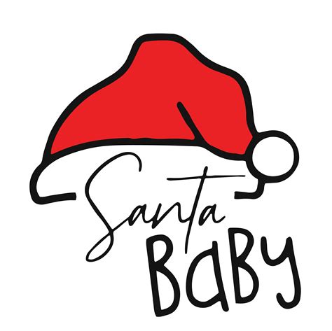 Santa Baby Svg Santa Hat Svg Baby Christmas Svg Holidays Inspire