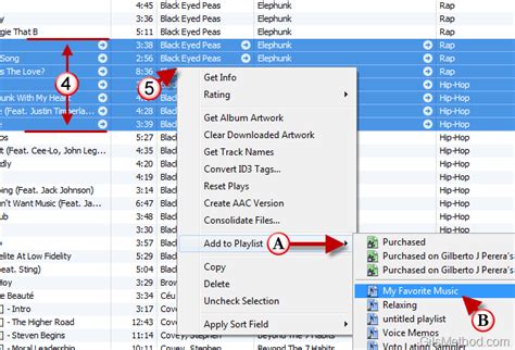 how to create a itunes playlist
