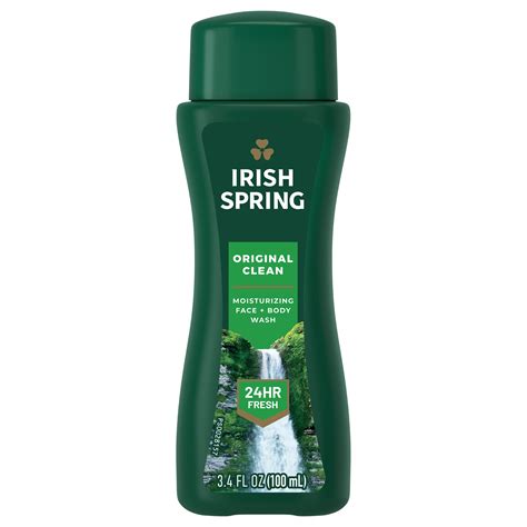 Irish Spring Body Wash For Men Original Clean Body Wash Travel Size