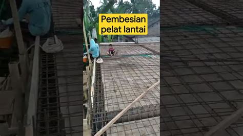 Pembesian Pelat Lantai Beton Bertulang Youtube