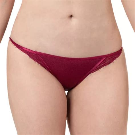 Paquete Pantaletas Tipo Bikini Para Dama Satin Y Encaje Cuotas Sin Inter S