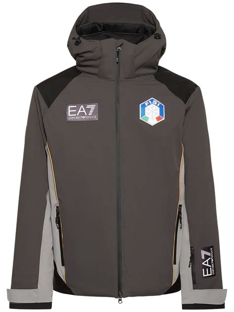 Ea7 Emporio Armani Veste de ski fisi protectum7 Gris Foncé