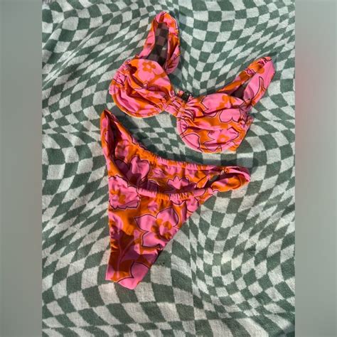 Faithfull The Brand Swim Faithfull The Brand Andez Floralprint Bikini Briefs And Top Poshmark