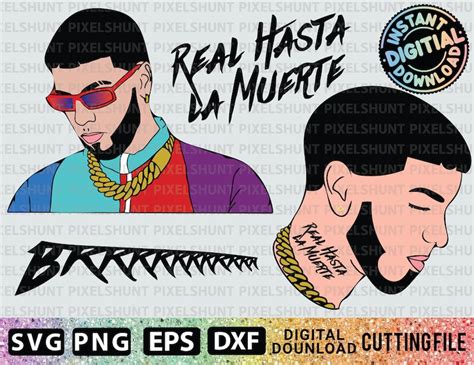 Anuel AA Anuel SVG Png Eps Craft Shirt Clipart Files For Etsy Canada