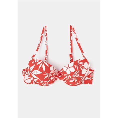 Haut de bikini femme rouge 42 TEX à Prix Carrefour
