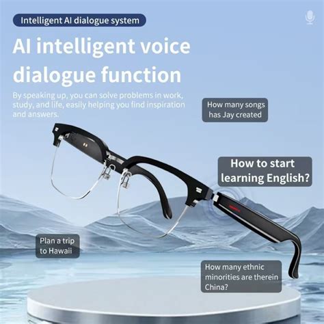 Experience The World With Ai Smart Glasses: 144-language Translation ...