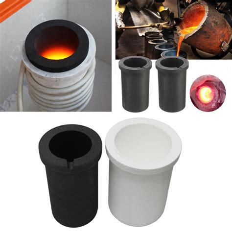 1set Graphite Crucible Melting Casting Refining Gold Silver Metal