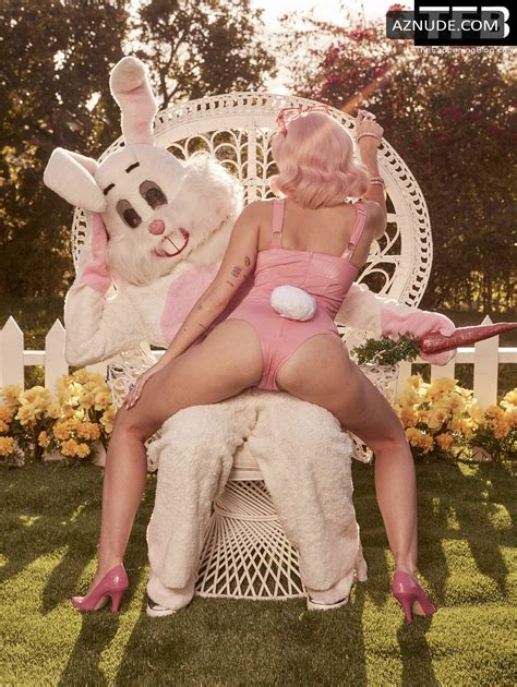 Miley Cyrus Sexy Poses Showcasing Her Hot Figure In An Easter Photoshoot For Vogue Magazine Aznude