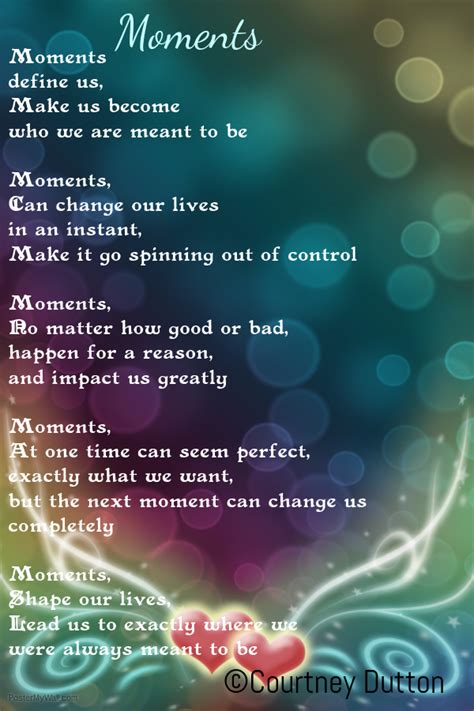 Moments A Poem Virily