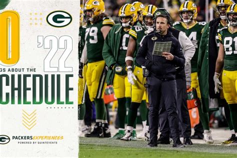 10 things to know about the Green Bay Packers' 2022 NFL schedule