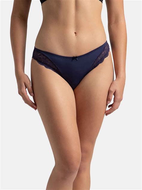Buy Jockey Medium Coverage Soft Touch Microfiber Lace Styled Bikini With StayFresh Treatment