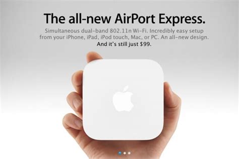 Apple представила новый двухдиапазонный Wi-Fi роутер AirPort Express ...