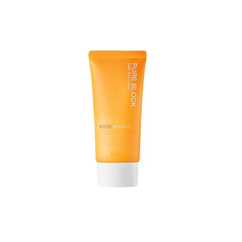 Apieu Pure Block Natural Daily Sun Cream 50ml Glowfy Pakistan