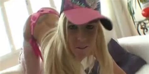 Super Cute Blonde Takes On Huge Black Poles S Tnaflix