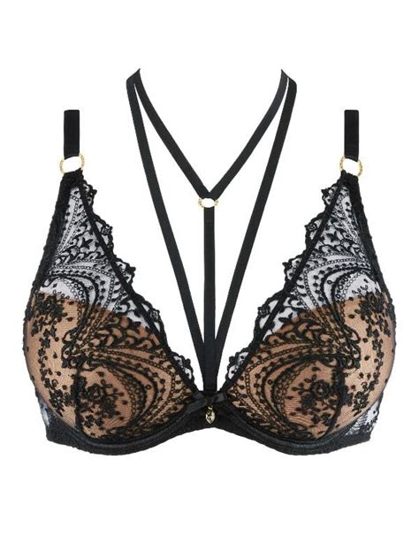 Soutien gorge Push Up Écrin Noir Aubade Lingerie Soutiens gorge Oh Darling