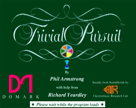 Trivial Pursuit The Computer Game Genus Edition Images Launchbox