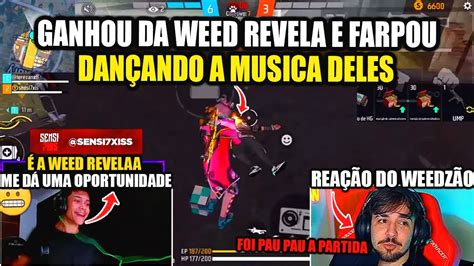 ZANGADO7X FARPOU DUO DA WEED REVELA APÓS GANHAR DELES AO VIVO E WEEDZÃO