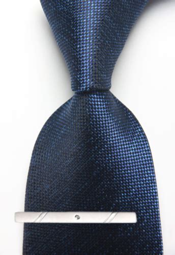 Classic Checks Plaids Blue Jacquard Woven Silk Men S Necktie Tie