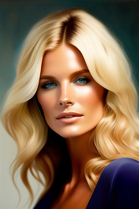 Lexica Portrait Of A Flat Chested Blonde