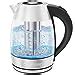 Chefman Electric Kettle For Boiling Water 1 8L 1500W Removable Tea