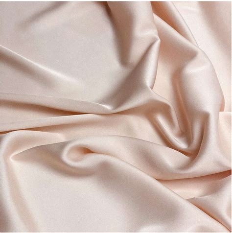 Nude Pink Silk Fabric JayBecks Store