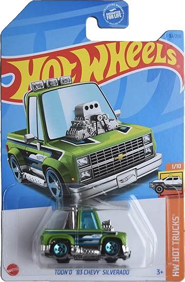 Amazon Hot Wheels Toon D Chevy Silverado Hw Hot Trucks Toys Games