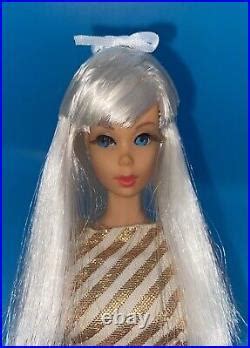 Vintage Barbie Doll OOAK TNT Twist N Turn Platinum Blonde White Hair By Niccole Vintage Japan Doll