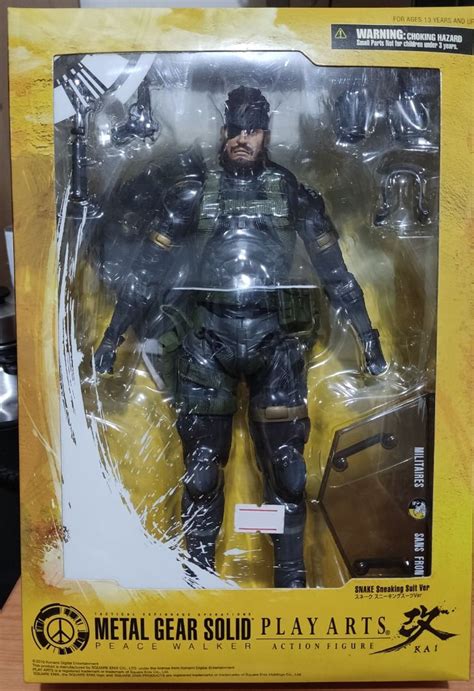 Naked Snake Sneaking Suit Play Arts Kai Metal Gear Solid Peacewalker Hobbies Toys Toys