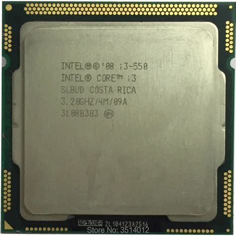 Intel Core i3 550 i3 550 3.2 GHz Dual Core CPU Processor 4M 73W LGA ...