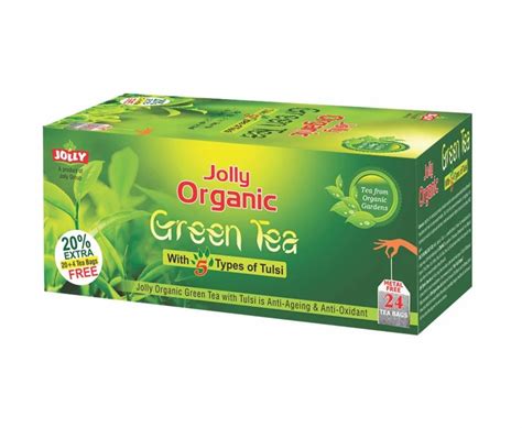 Tulsi And Lemon Jolly Organic Green Tea 24 Tea Bags At Rs 180box In