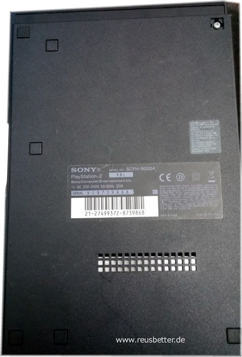 Sony Playstation 2 Schwarz SCPH-90004