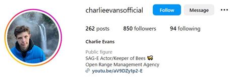 Who Is Charlie Evans Age Height Wiki Biography Parents Net Worth